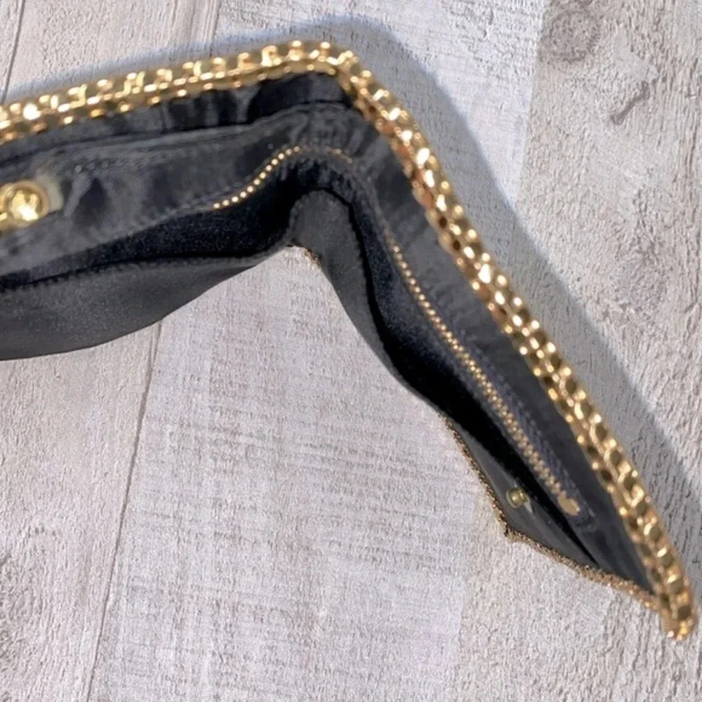 Whiting & Davis gold Walker gold mesh